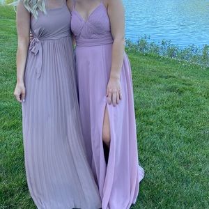 Azazie dusty rose bridesmaid dress